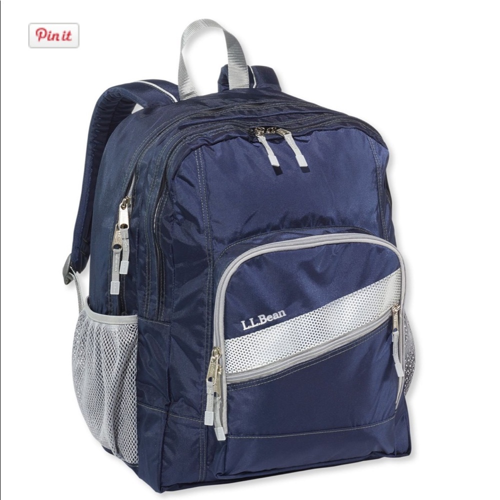 LL Bean Deluxe Backpack—EUC!